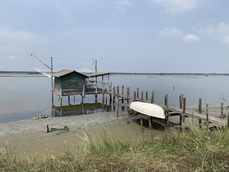 Fishermans hut.