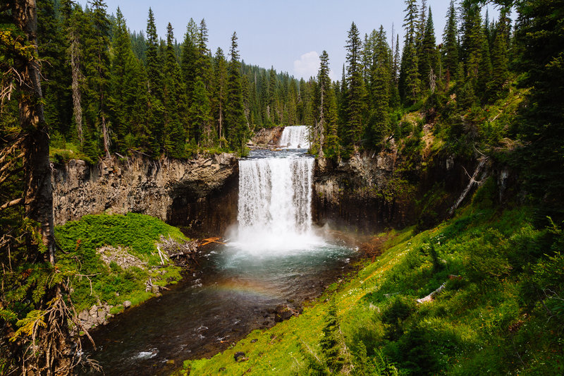 Colonnade Falls on the Bechler River -- accessed via a short path off the main trail. Great spot to stop for a bite to eat!