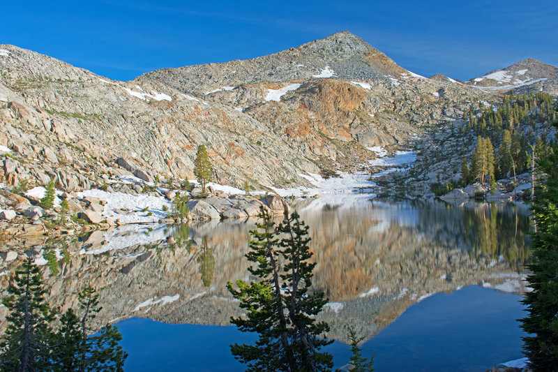 Rugged shoreline of Rutherford Lake.