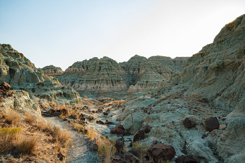 The otherworldly "Blue Basin."