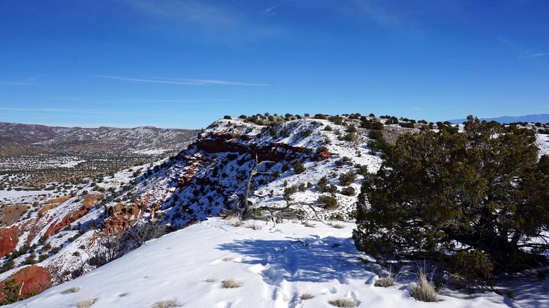 Along the ATV track above Red Wash Canyon.