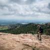 View east towards Fort Collins, one mile from the summit.