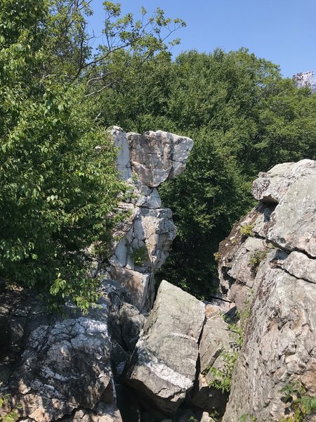 Wolf Rock structure.