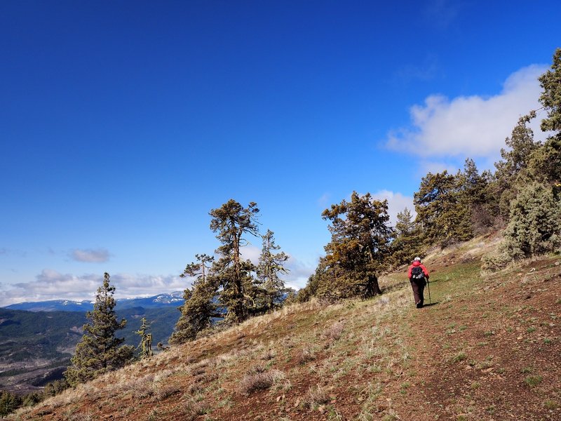 The trail west of Point 5401