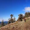 The trail west of Point 5401