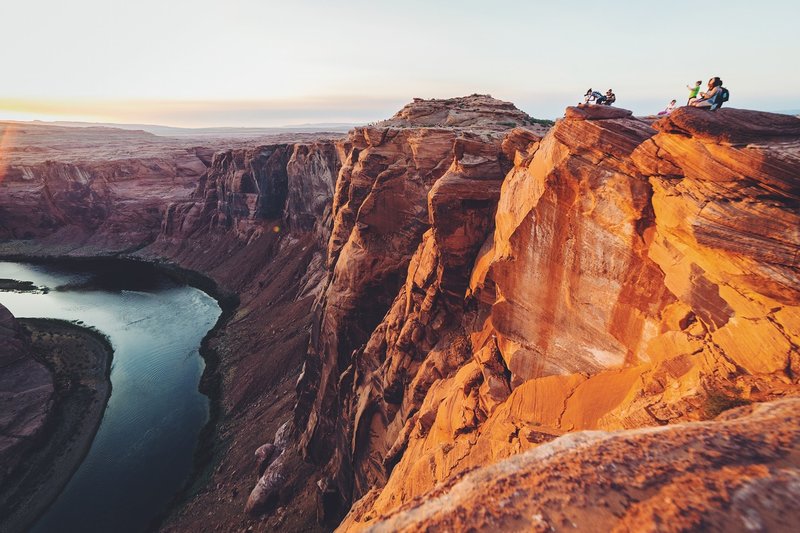 Horseshoe Bend looking North