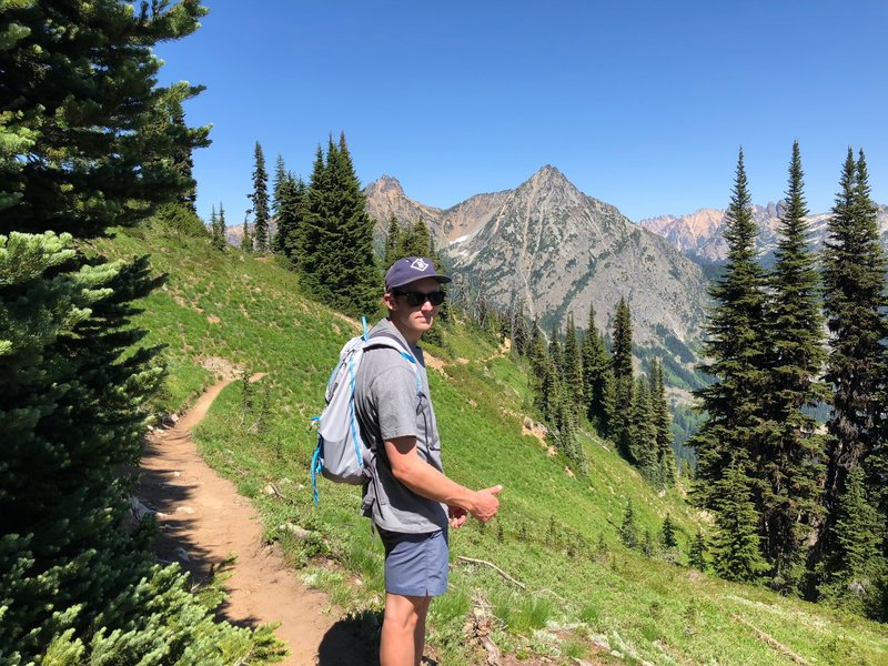 The Ascent to Maple Pass