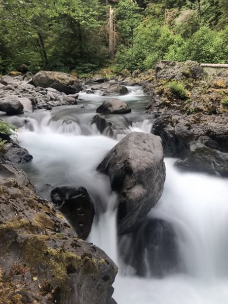 Salmon Cascades in Olympic National Park.