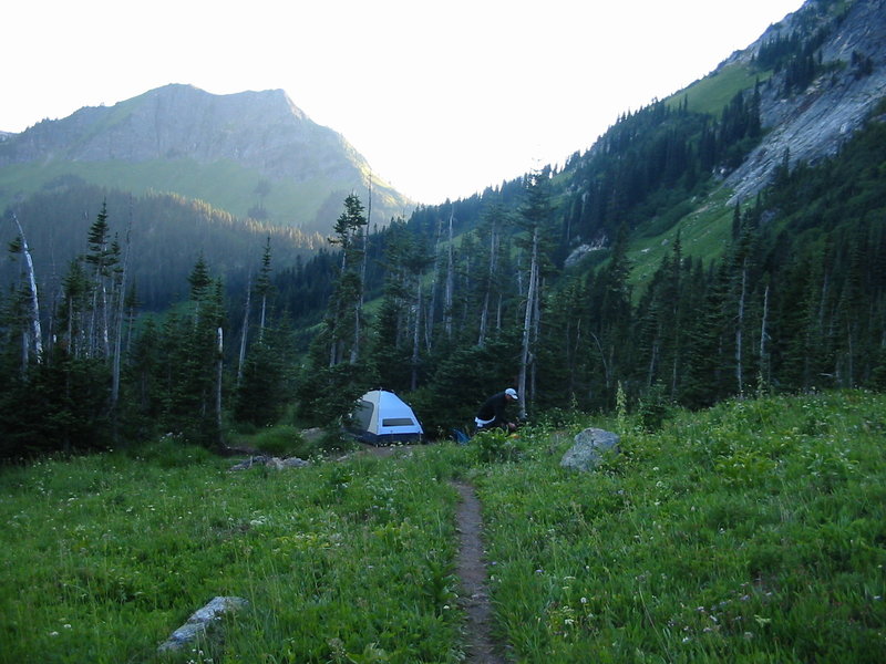 Our first campsite