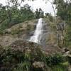 The waterfall of the infinity pool