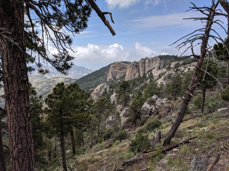 The Ravens and the Fortress, from Lemmon Rock Lookout Trail #12