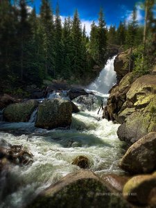 Alberta Falls, Glacier Gorge Trail, Rocky Mountain National Park.