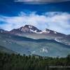 Longs Peak, view from Beaver Meadows Trail, Rocky Mountain National Park.