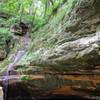 Big Sand Cave with falls