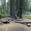 Camp site on Boulder Creek Trail