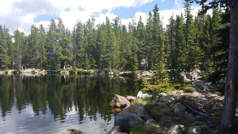 View of the lake shoreline