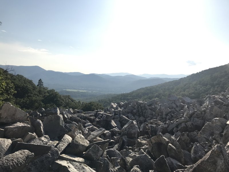 Valley view from Devil's Marbleyard