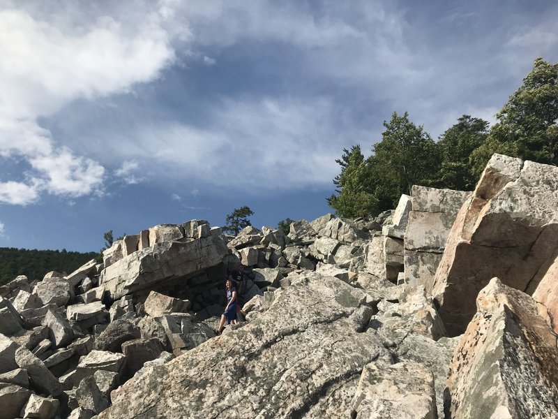 Scrambling in Devil's Marbleyard