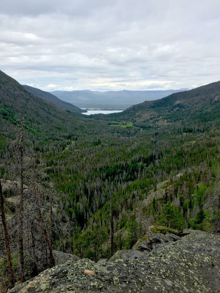 Westward view towards Grand Lake.