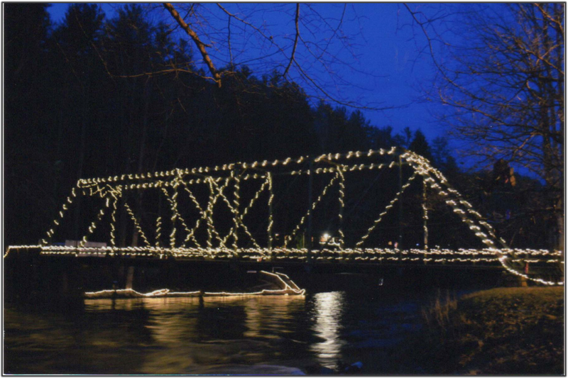 Shallowford Bridge at Christmas