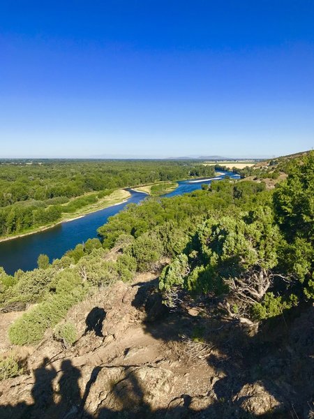 View at the top point of this hike