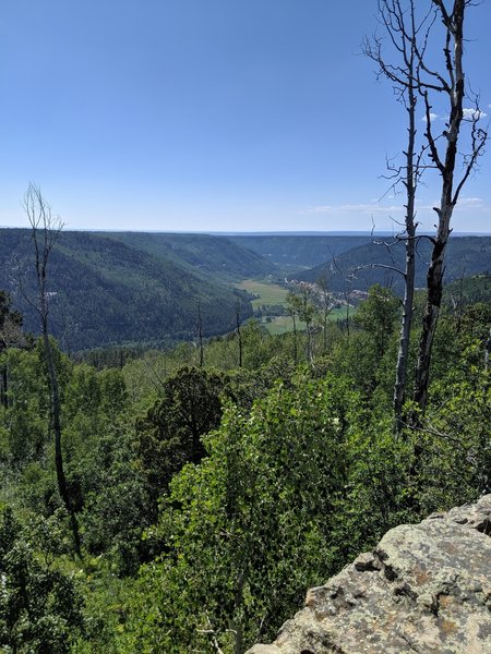 View from the edge of the valley