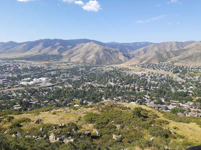 View from the top of North Table Mountain. Looking west.