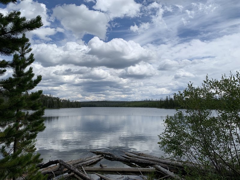 View of Ice Lake from trail