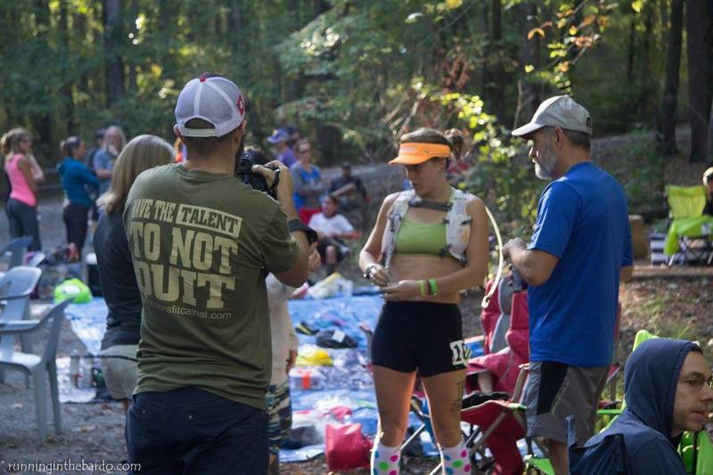 Vibe at one of the aid stations along the race.