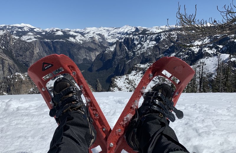 Kicking back at Dewey Point, Yosemite.