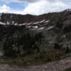 Panorama overlooking Lyle Lake. Around the 2 mile mark.