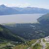 The views of the Turnagain Arm are spectacular.