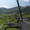 Lush, grassy hillsides around Malbun - from the Sareis chairlift