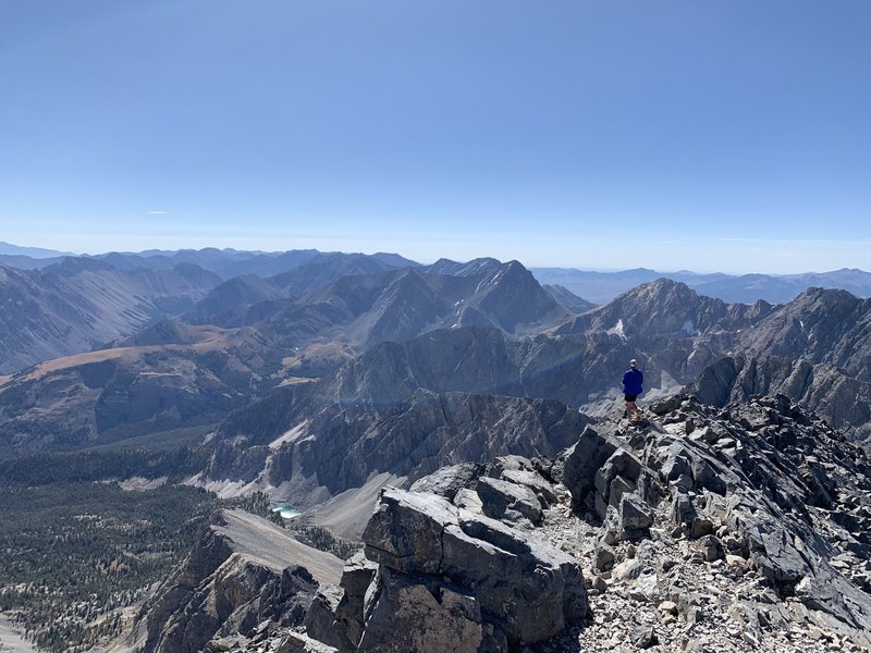 Looking to the southeast off of the summit.