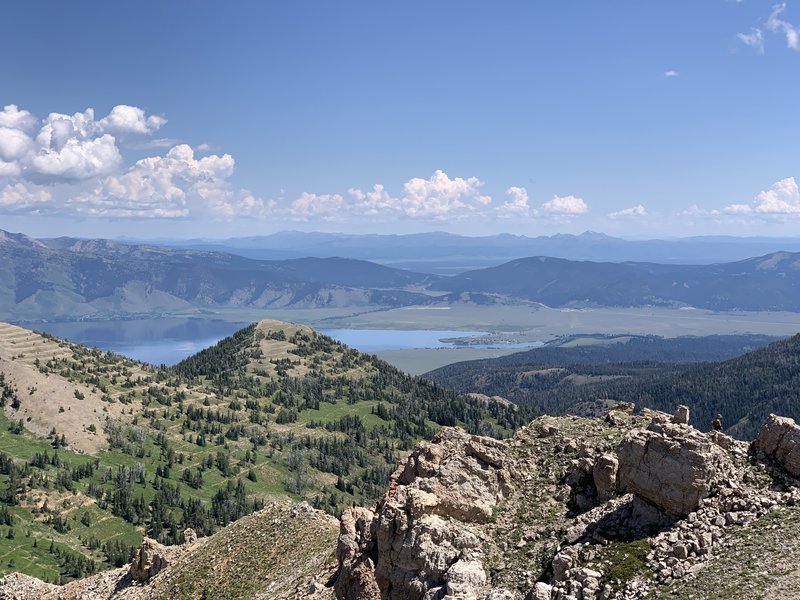 On the ridge looking out over Henry's Lake to the north.