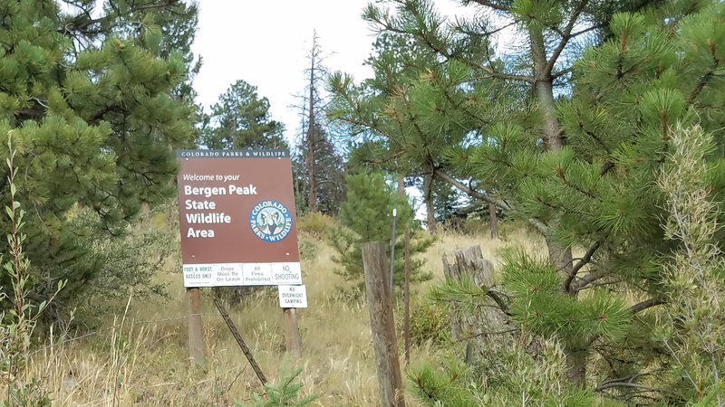 Trailhead on Stagecoach Boulevard.