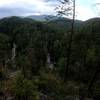 The overlook on Horseshoe Bend Trail in Cohutta Wilderness.