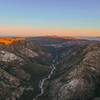 View of the gorge midway.