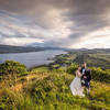 The peak overlooking the loch and the castle.