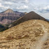 The junction of Pitamakan Pass Trail and Dawson Pass Trail