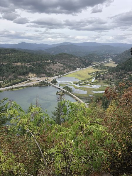 Looking over I-90 and 97 intersection.