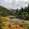 One of the many popular stops for people going down the Rogue River in a boat or canoe.
