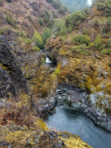 Stair Creek Falls on the Rogue River.