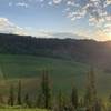 Above Lake Basin and "the chair" at sunrise.