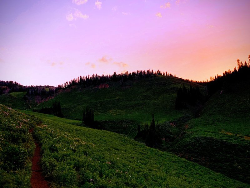 Catch the back end of the trail at sunrise and prepare to be amazed!