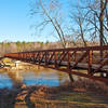 Buffaloe Road Athletic Park bridge, Neuse River Trail.