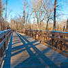 Buffaloe Road Athletic Park bridge, Neuse River Trail.