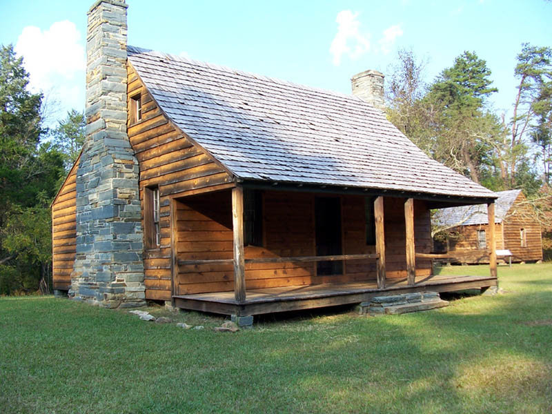 Kron House, just off of Fall Mountain Trail, Morrow Mountain State Park.