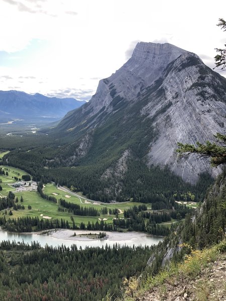 View of Mt. Rundle from Tunnel Mountain Trail