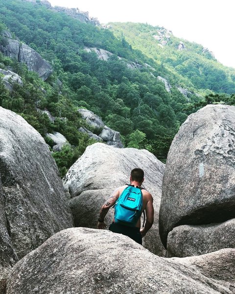 rock scrambling